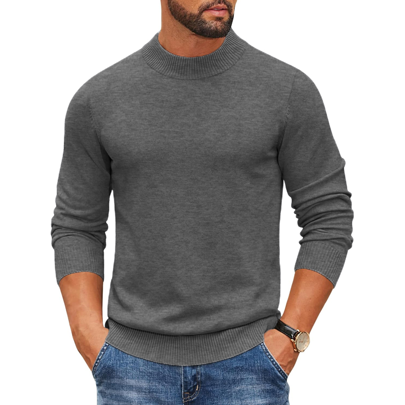 2026 Men's Mock Turtleneck Rib - огляд і ціна Ribbed Knit Sweater