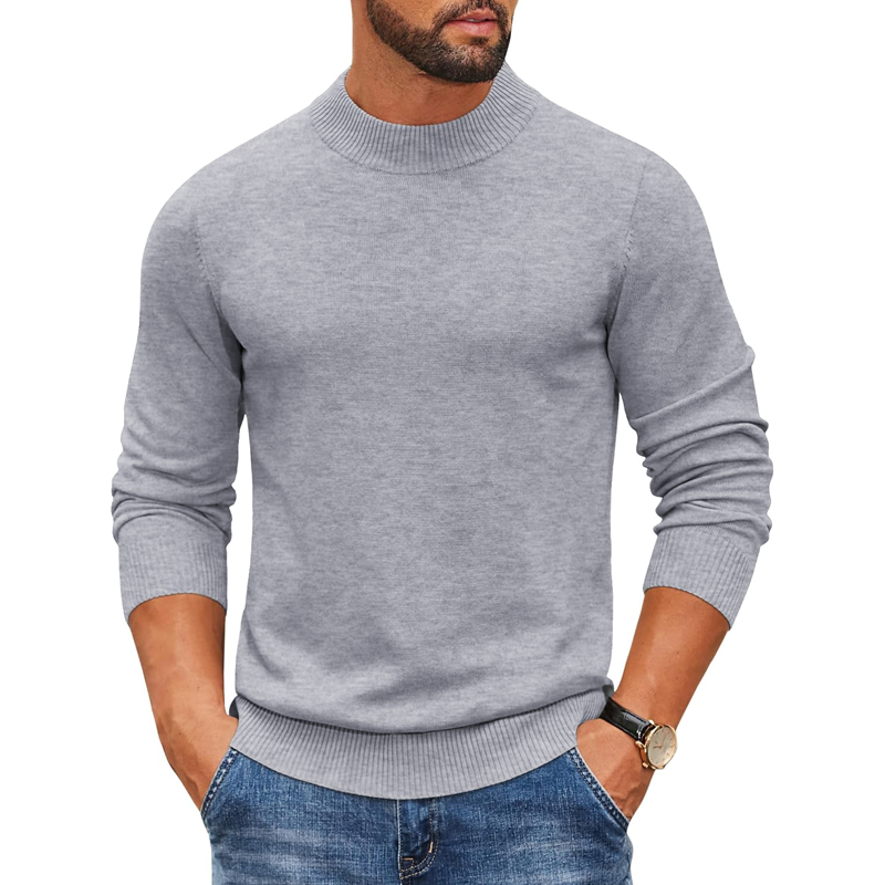2026 Men's Mock Turtleneck Rib - огляд і ціна Ribbed Knit Sweater