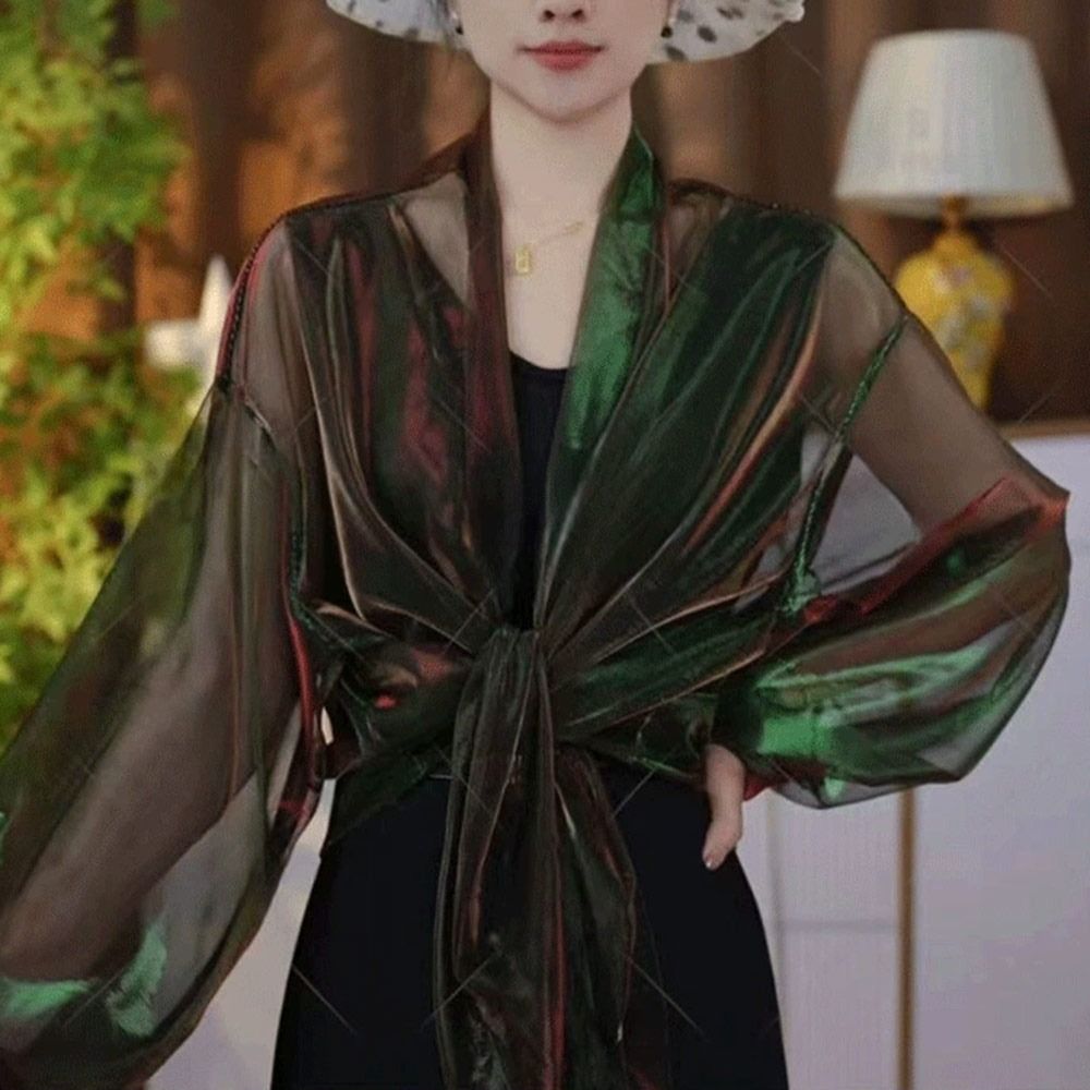 Fashion Thin Tulle Shawl Sunsh - огляд і ціна Women'S Fashion Knitwear