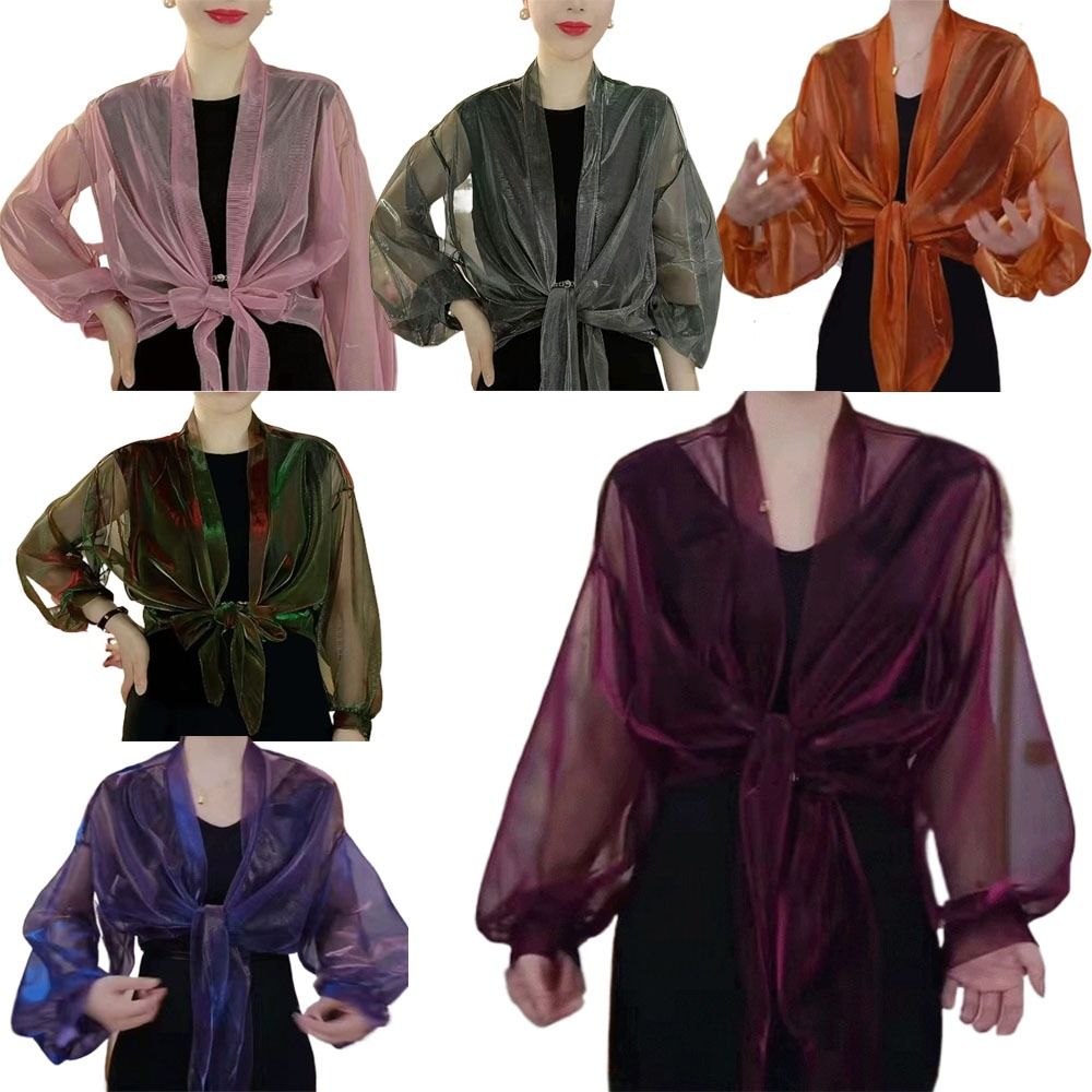 Fashion Thin Tulle Shawl Sunsh - огляд і ціна Women'S Fashion Knitwear