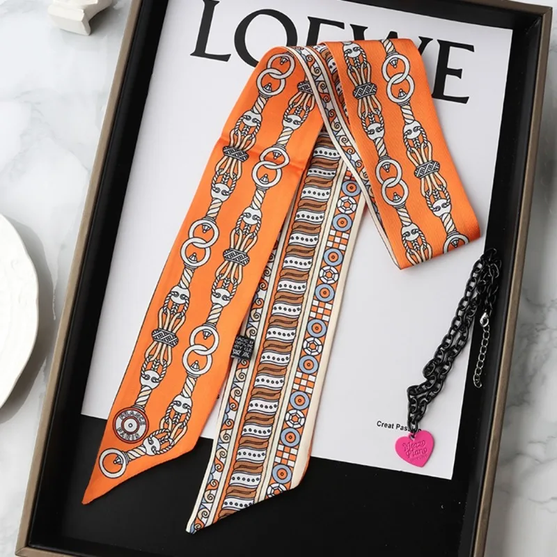 Fashion Skinny Silk Scarf for  - огляд і ціна Women Fashion Necktie