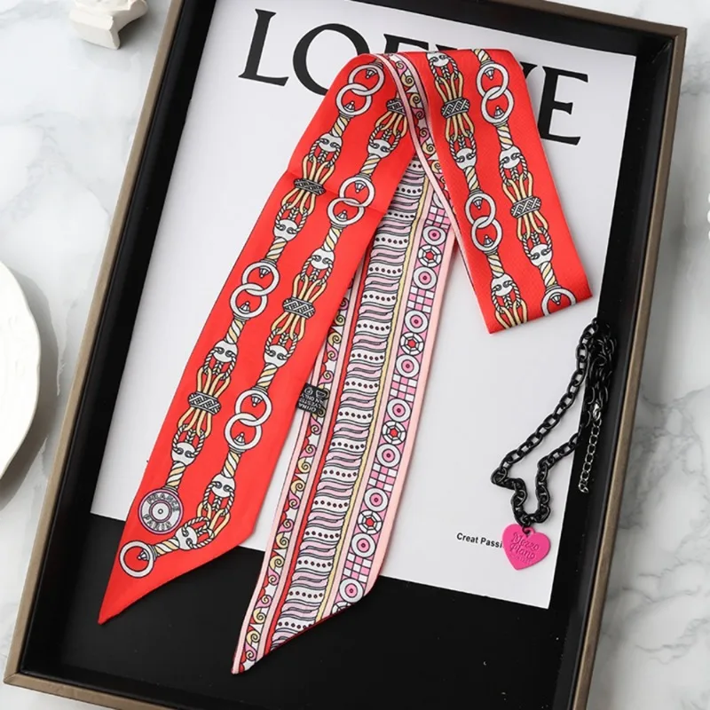 Fashion Skinny Silk Scarf for  - огляд і ціна Women Fashion Necktie