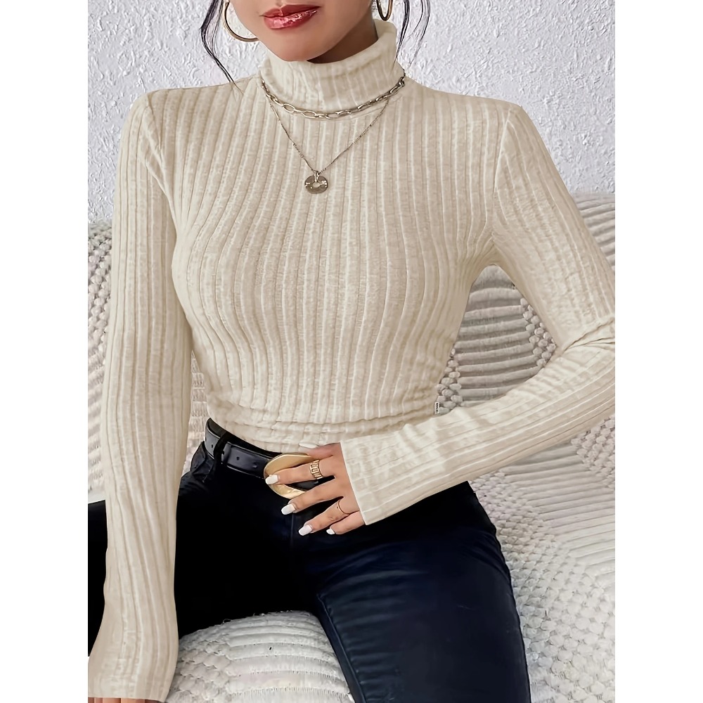 Plus Size 1XL-5XL Women's Slim - огляд і ціна Ribbed Knit Sweater