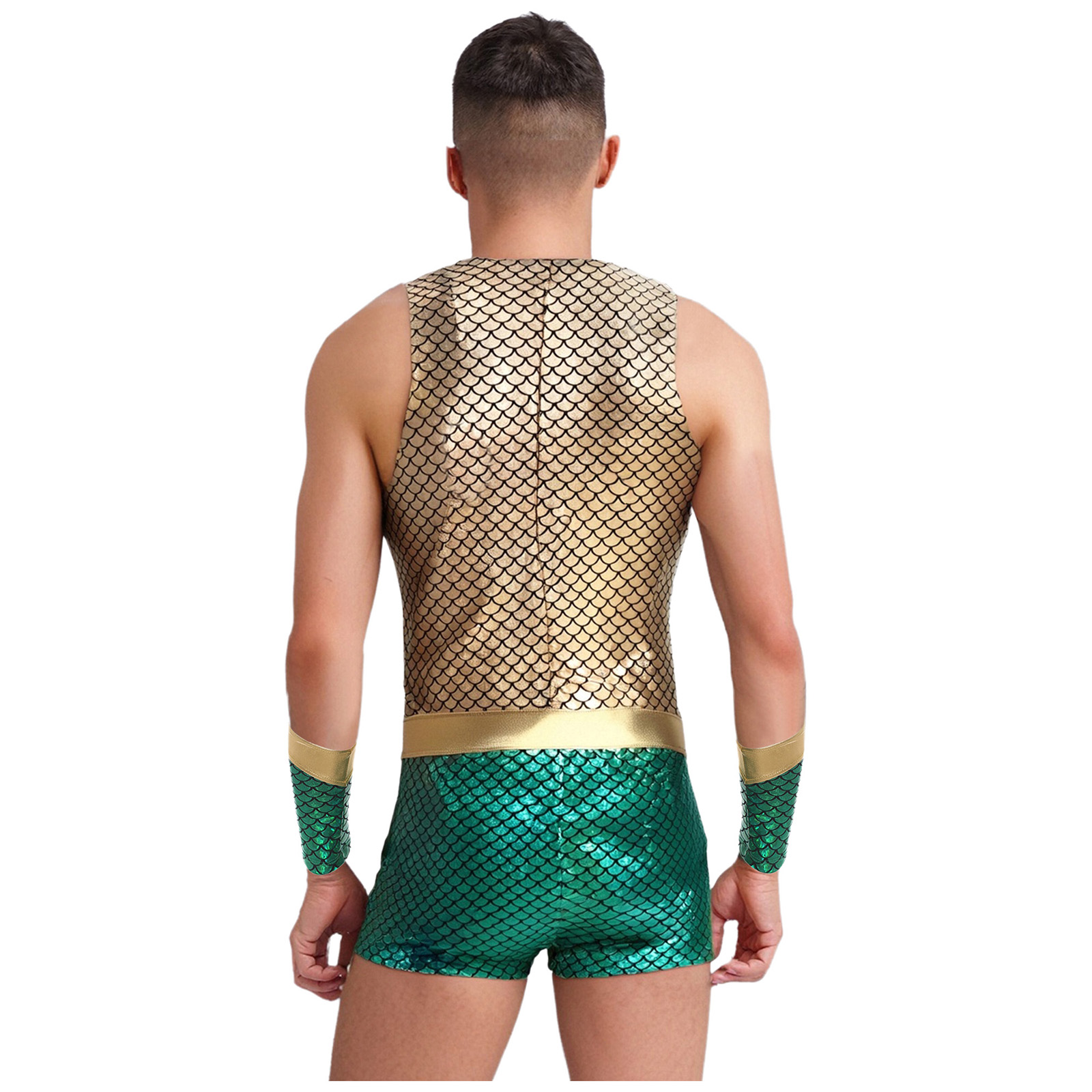 Mens King of the Sea Costume S - огляд і ціна Sleeveless Jumpsuit
