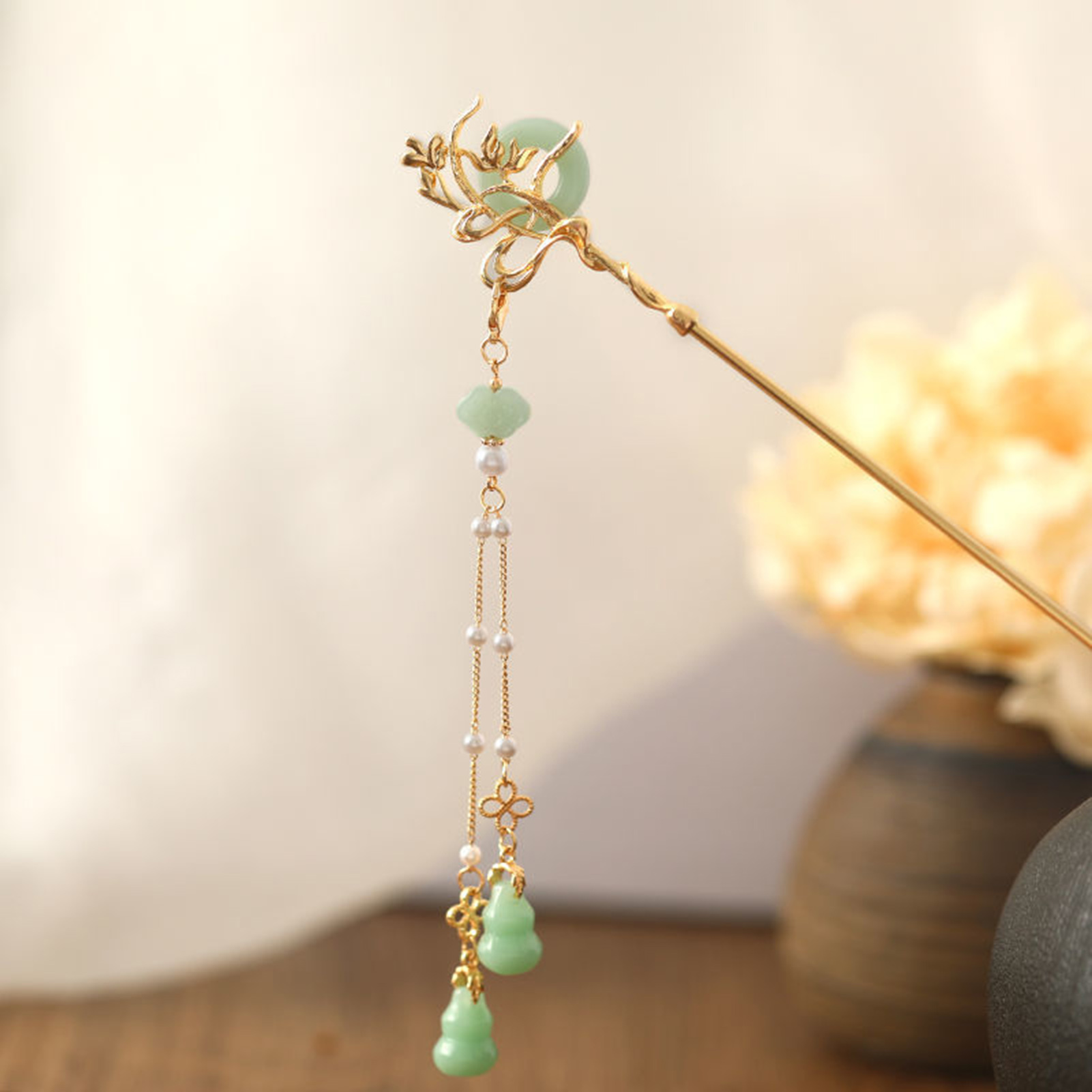 Chinese Style Glass Hairpin Fo - огляд і ціна Women Fashion Hair Style