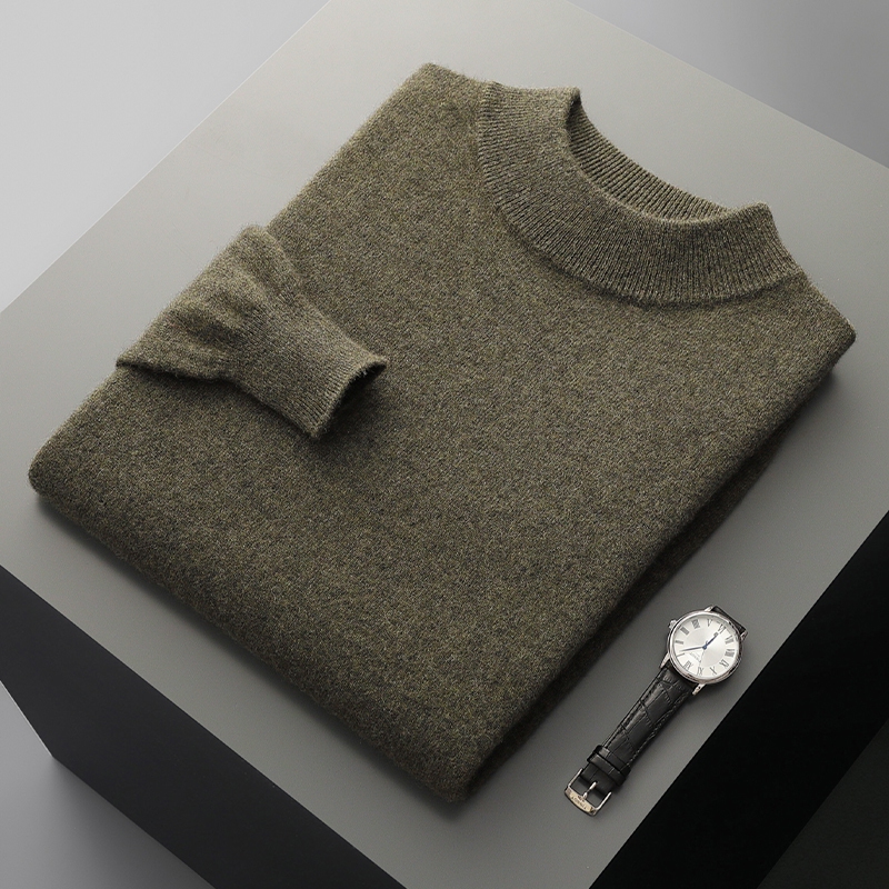 Autumn and Winter Men's Cashme - огляд і ціна Ribbed Knit Sweater