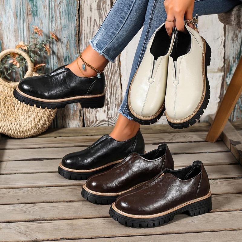 Retro British Style Women's Sh - огляд і ціна Women'S Fashion Walking Shoes