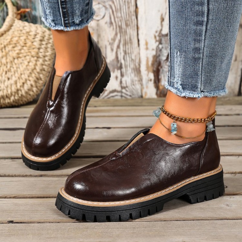 Retro British Style Women's Sh - огляд і ціна Women'S Fashion Walking Shoes