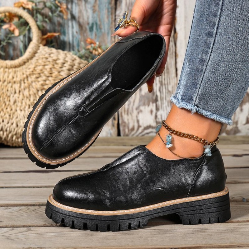 Retro British Style Women's Sh - огляд і ціна Women'S Fashion Walking Shoes