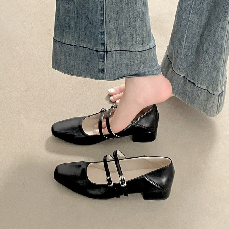 Square Toe Low Heel Women Silv - огляд і ціна Women'S Fashion Walking Shoes