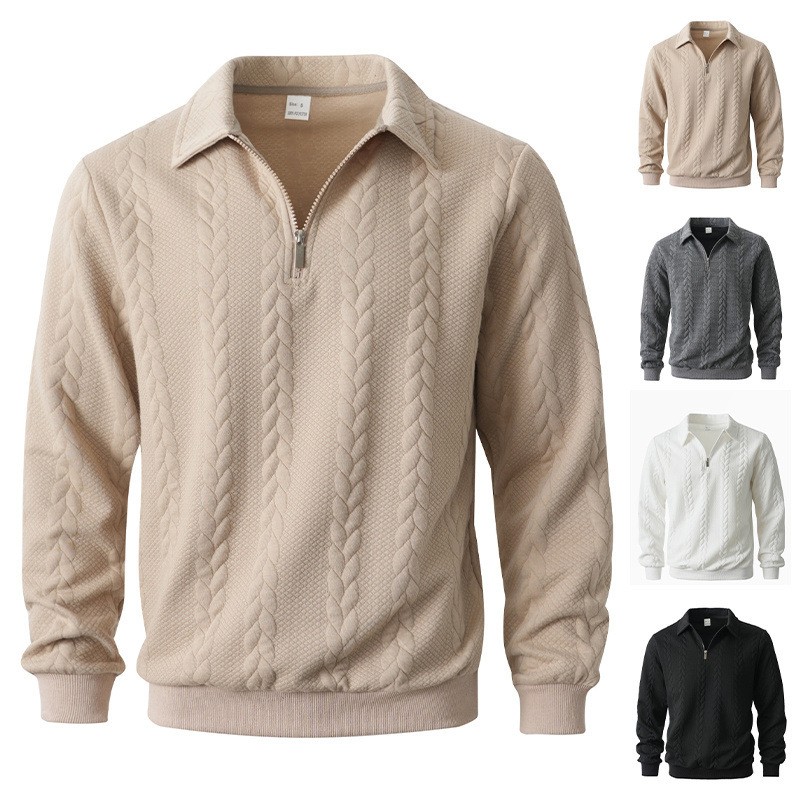 Men's Sweater Man Jacquard Lon - огляд і ціна Ribbed Knit Sweater