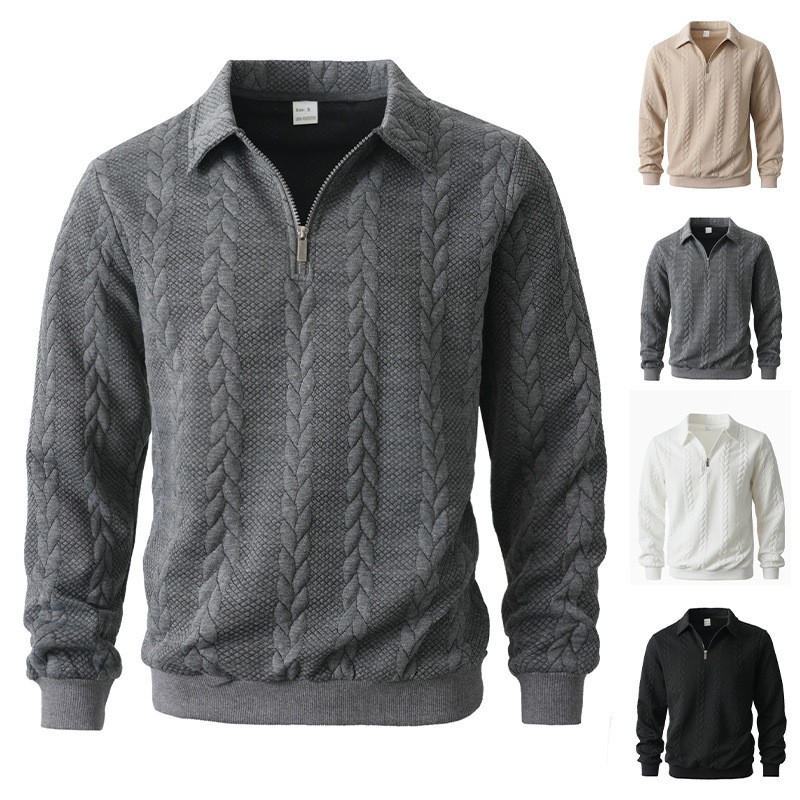 Men's Sweater Man Jacquard Lon - огляд і ціна Ribbed Knit Sweater
