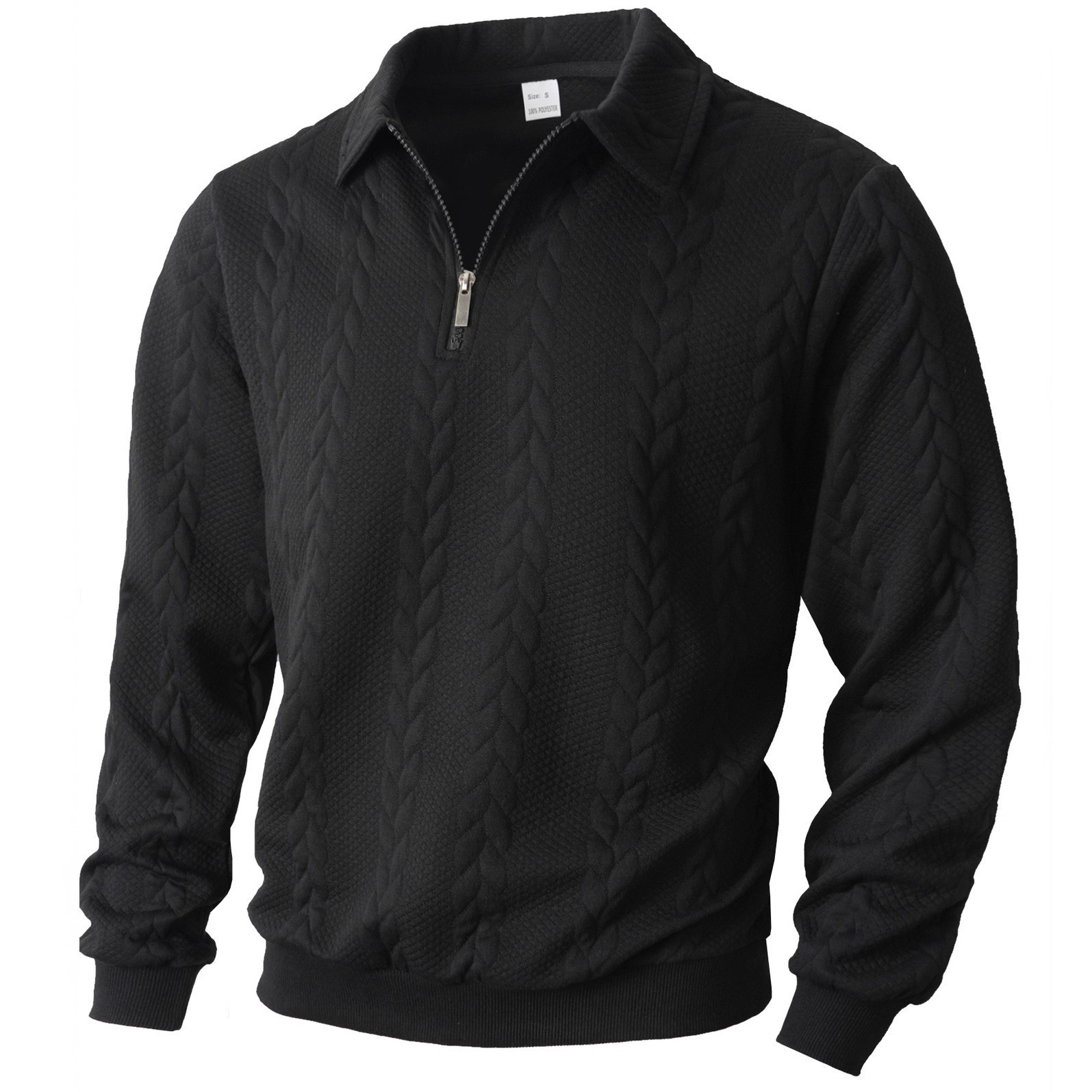 Men's Sweater Man Jacquard Lon - огляд і ціна Ribbed Knit Sweater