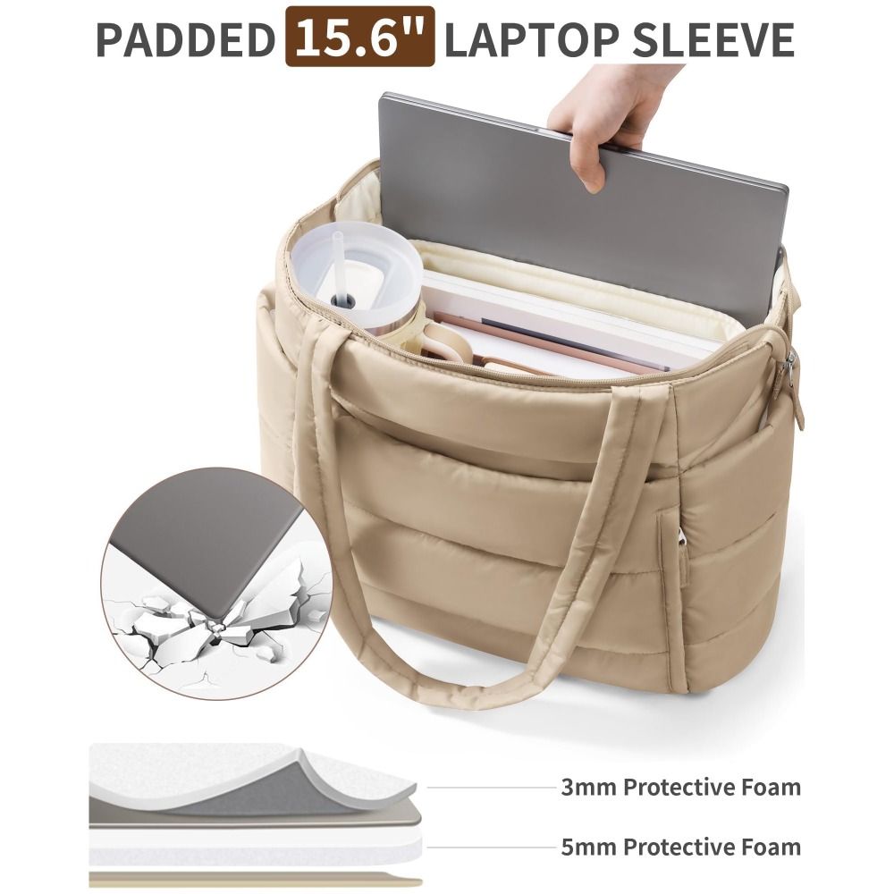 Large Capacity Puffer Tote Bag - огляд і ціна Coin Purse Women