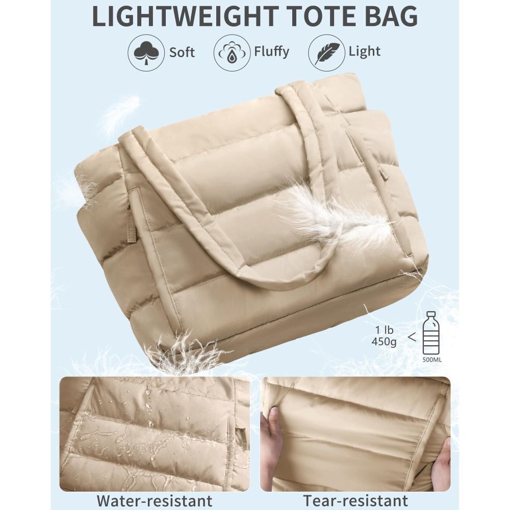 Large Capacity Puffer Tote Bag - огляд і ціна Coin Purse Women