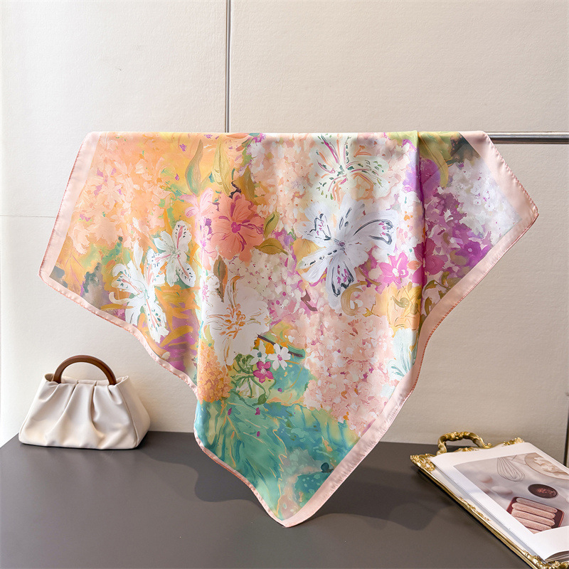 70*70cm Square Silk Scarf for  - огляд і ціна Women Fashion Necktie
