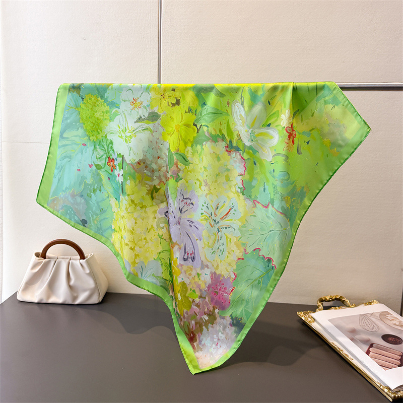 70*70cm Square Silk Scarf for  - огляд і ціна Women Fashion Necktie
