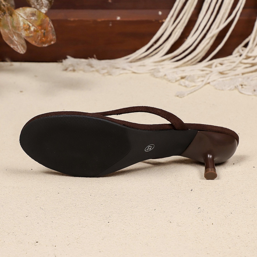 New Faux Suede Heeled Thong Sa - огляд і ціна Women'S Fashion Walking Shoes
