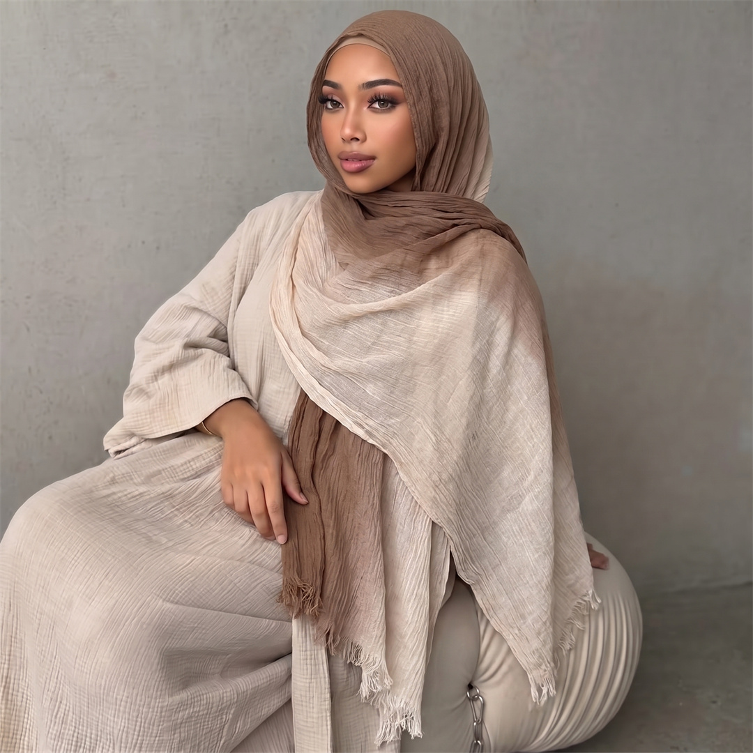 Gradient Two Tone Rayon Hijab  - огляд і ціна Women'S Fashion Headbands