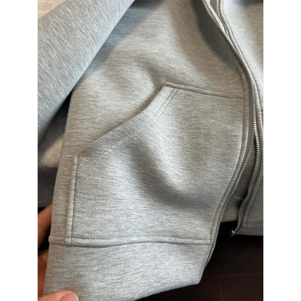 Women's Grey Hooded Coat Solid - огляд і ціна Women'S Fashion Zip Up Hoodies