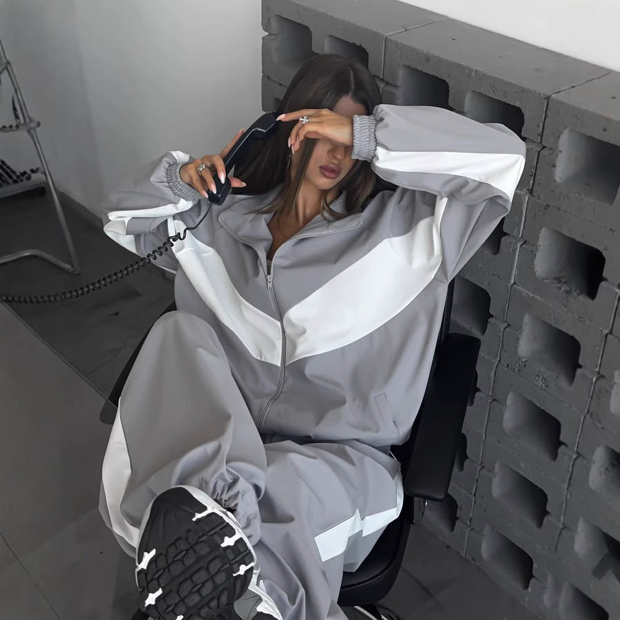 Oversized Tracksuit Colorblock - огляд і ціна Women'S Fashion Knitwear