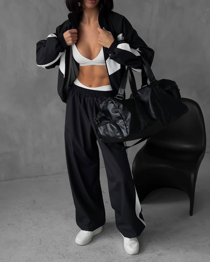 Oversized Tracksuit Colorblock - огляд і ціна Women'S Fashion Knitwear