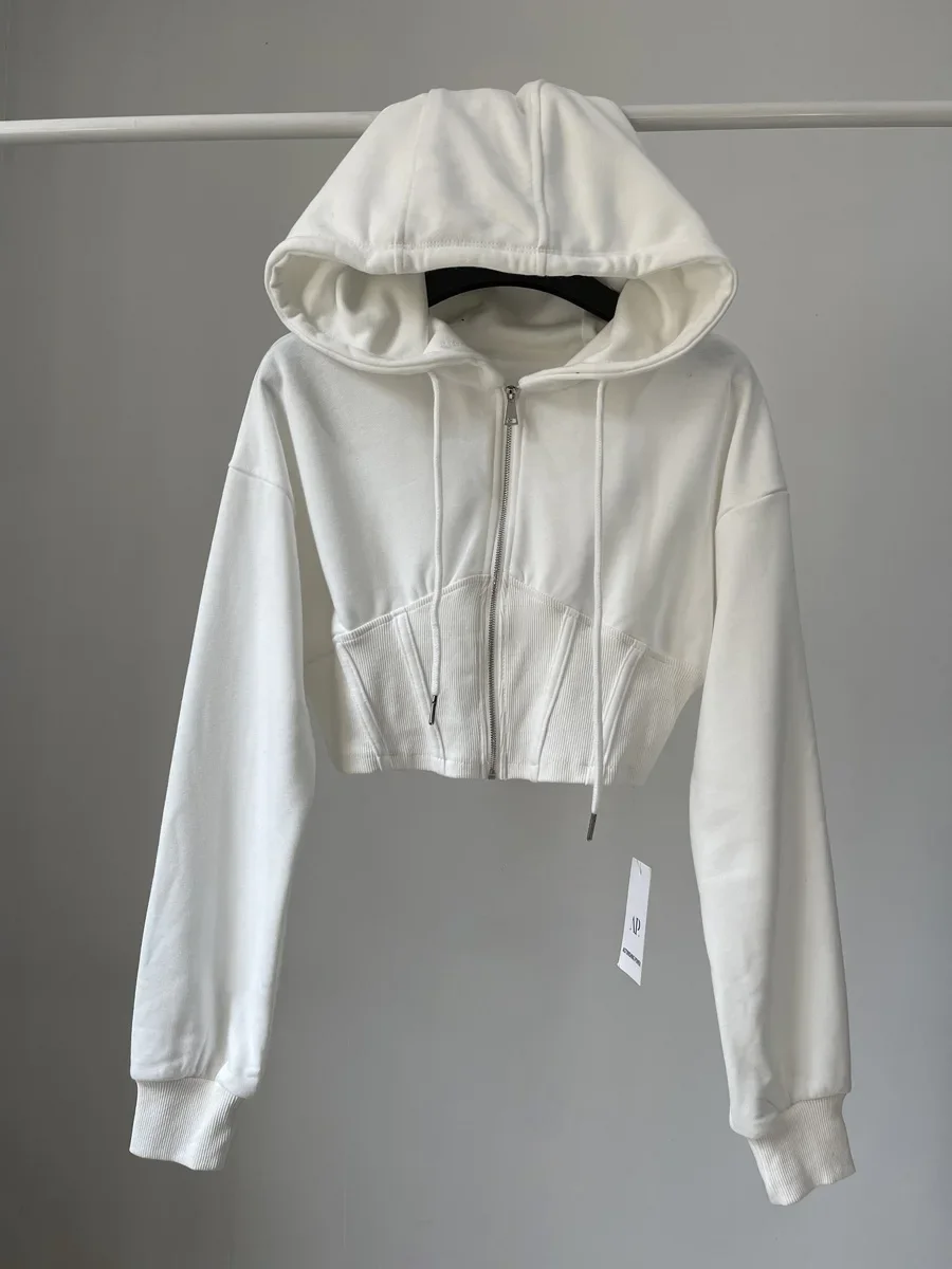 Crop Tops Fashion Hoodies for  - огляд і ціна Women'S Fashion Zip Up Hoodies