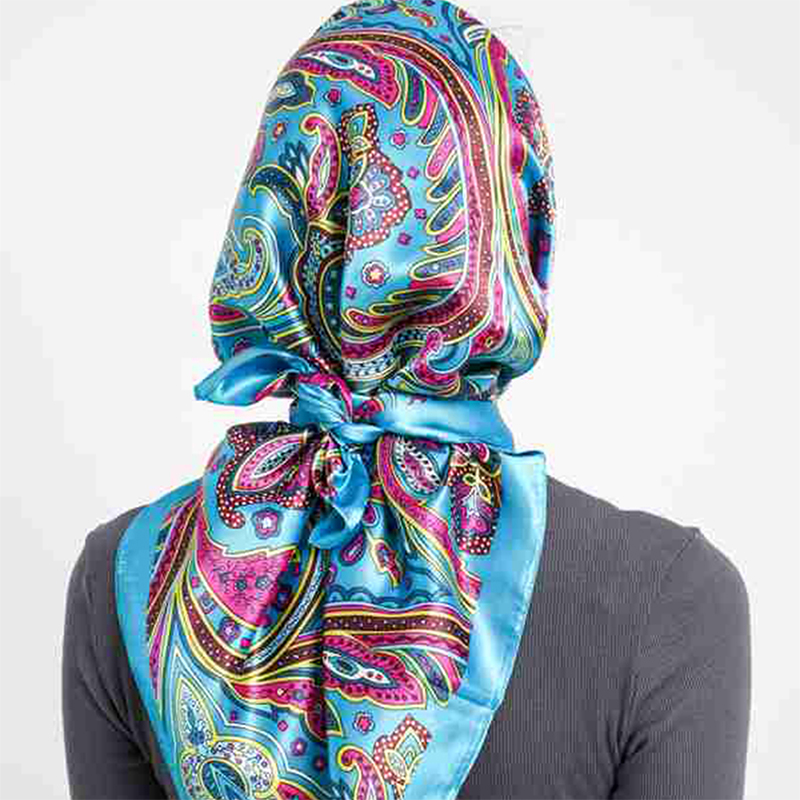 Luxury Silk Scarf for Women Pa - огляд і ціна Women'S Fashion Headbands