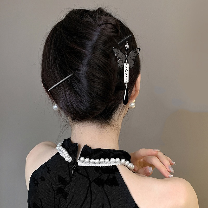 1pc Chinese Ancient Style Ink  - огляд і ціна Women Fashion Hair Style