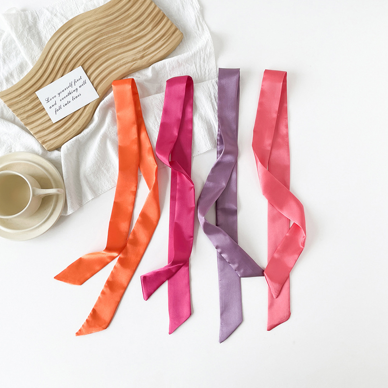 4x100cm Satin Silk Narrow Scar - огляд і ціна Women Fashion Necktie