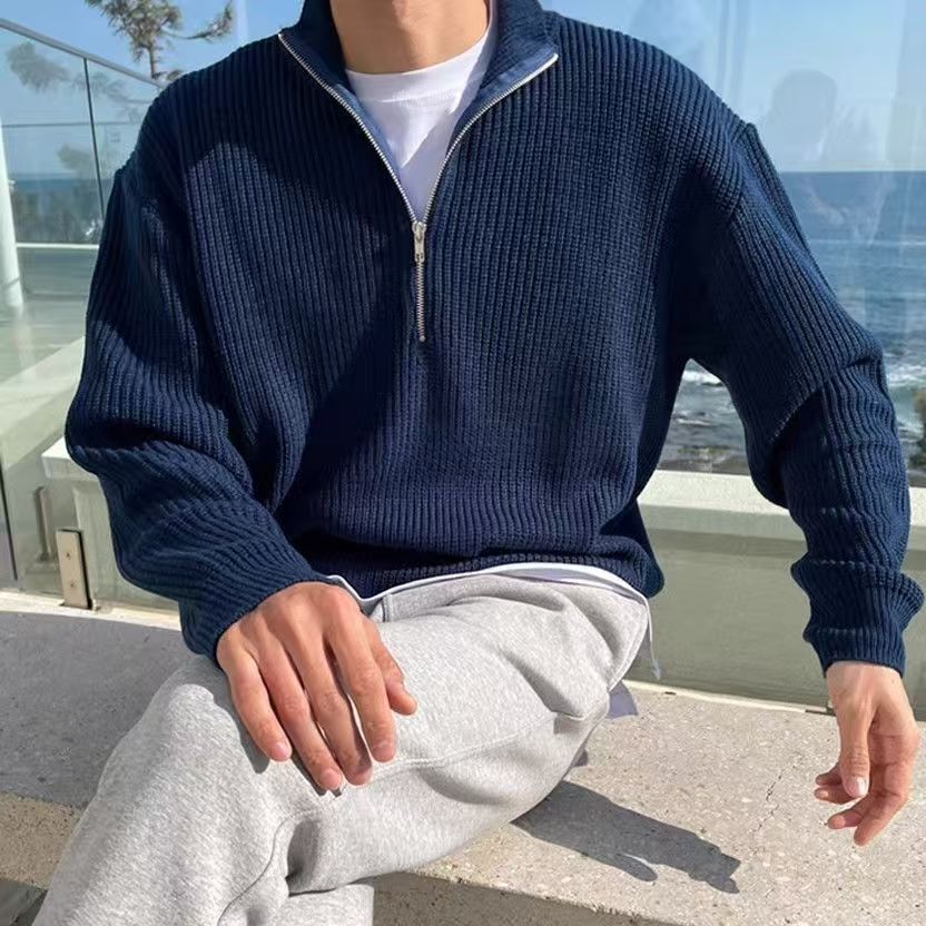 Autumn & Winter Men's Knitting - огляд і ціна Ribbed Knit Sweater