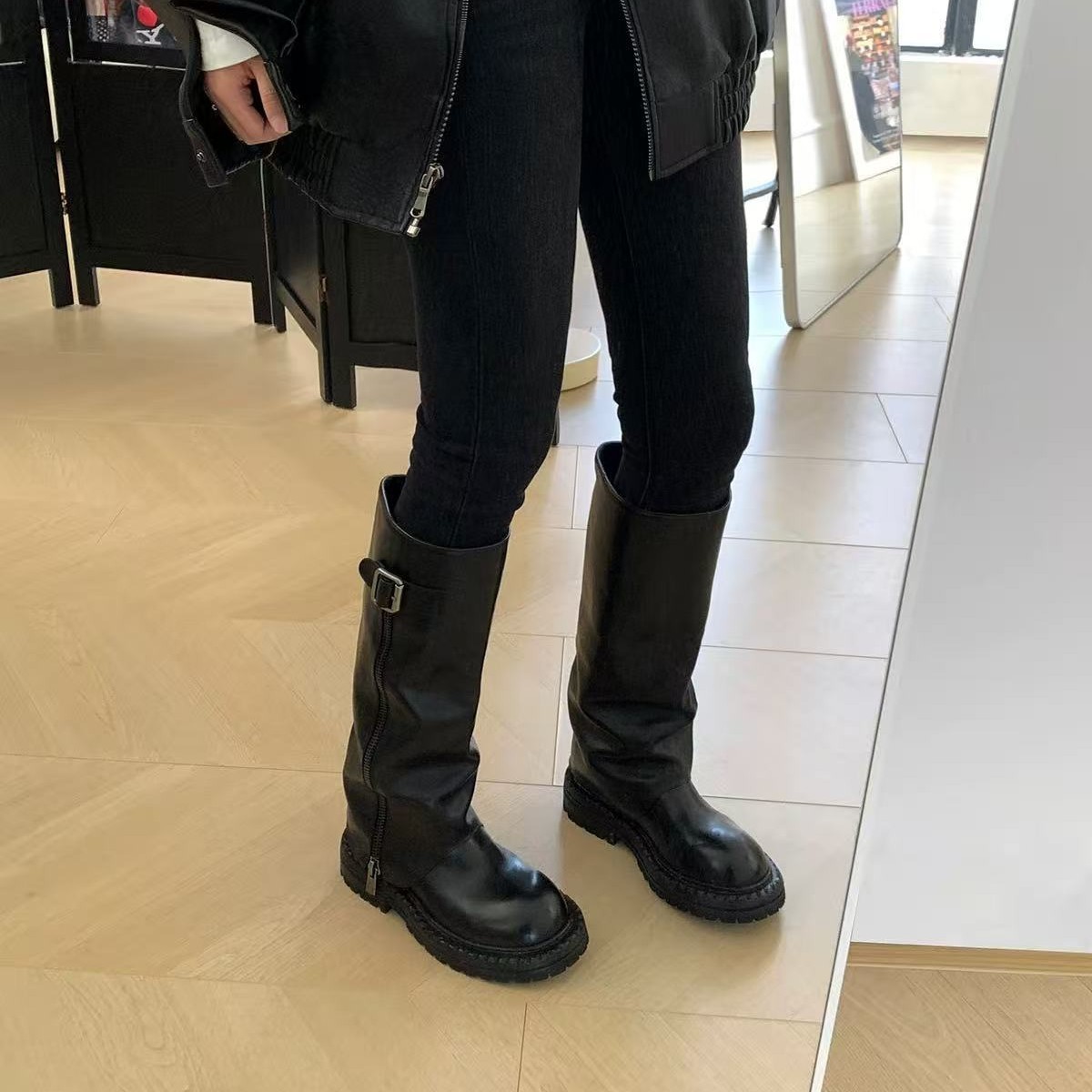 Women Boots Thick Sole Height  - огляд і ціна Women Fashion Youtube