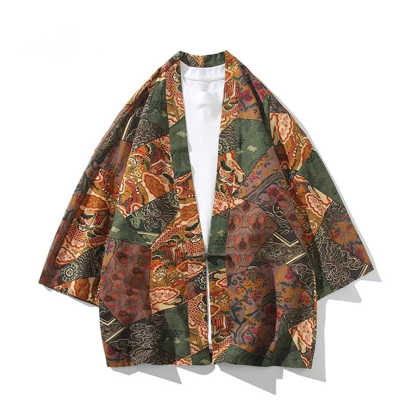 Ethnic Style Print Yukata Men  - огляд і ціна Women'S Fashion Knitwear