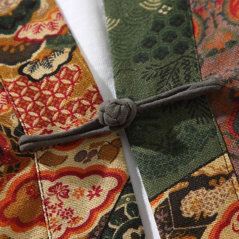 Ethnic Style Print Yukata Men  - огляд і ціна Women'S Fashion Knitwear