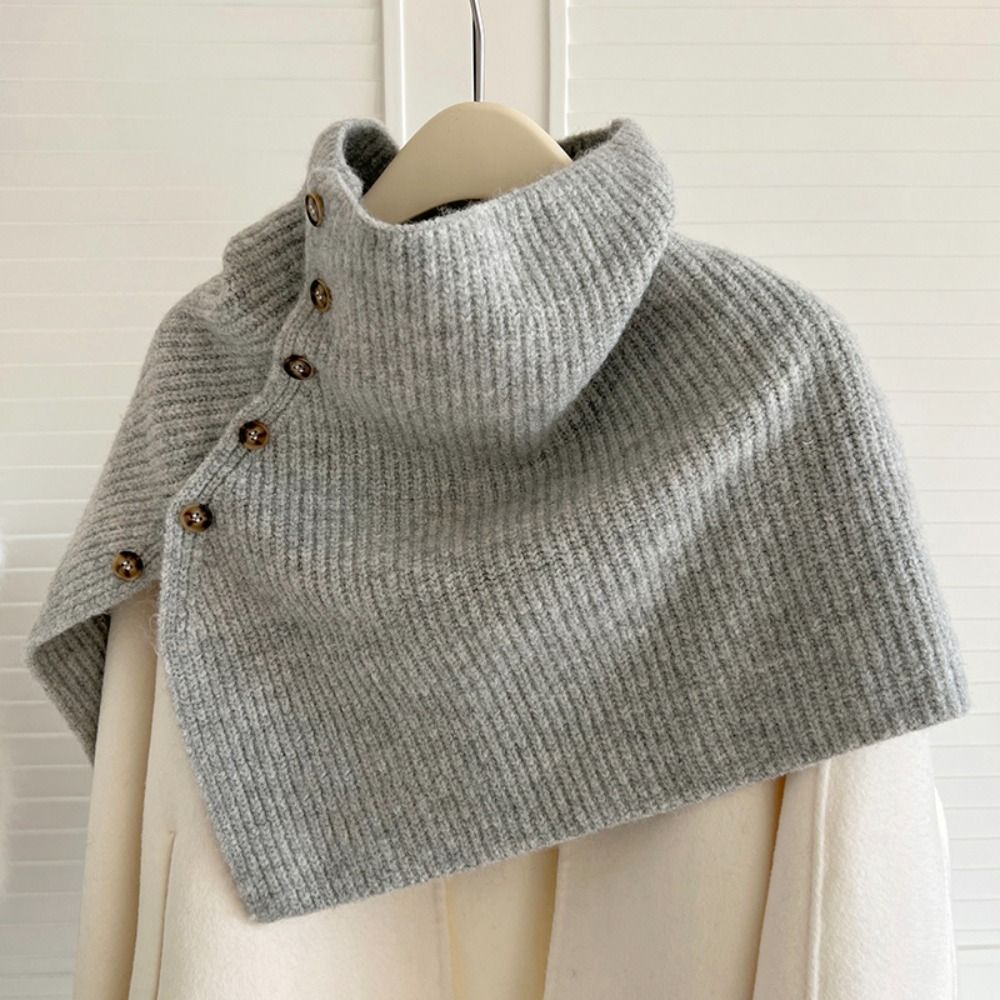 Classic Button Knitted Shawl W - огляд і ціна Women'S Fashion Knitwear
