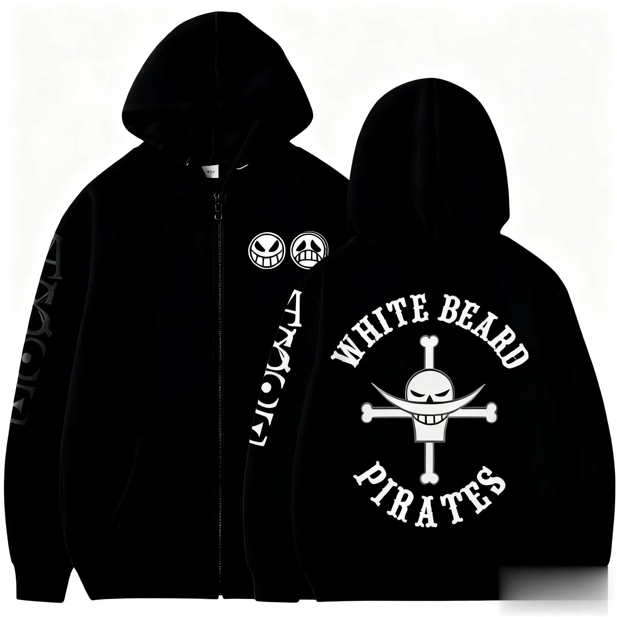 Unisex One Piece Skull Graphic - огляд і ціна Women'S Fashion Zip Up Hoodies